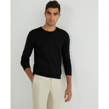 Longsleeve in melierter Optik Modell 'Leno'