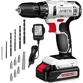 Cordless Combi Impact Electric Drill Driver Screwdriver Battery Fast Charger DIY