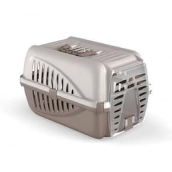 Bulto de Viaje para Mascota – 50×33×21 cm – Gris, Fabricado en Italia