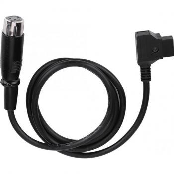 D-Tap Male to 4-Pin XLR Female Power Adapter Cable 100cm