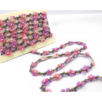 1/2 Inch Decorative Floral Ribbon