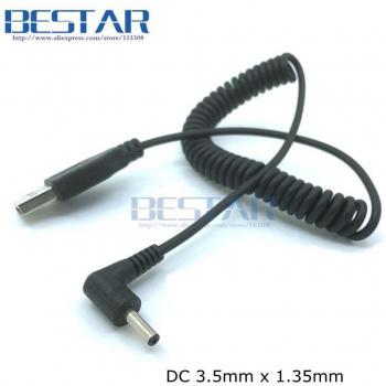 Câble Power USB A 5 V – 5,5 × 3,0 mm droit