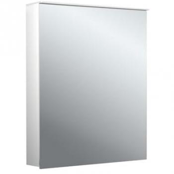 Armoire à miroir lumineuse Emco flat 2 600x711mm, LED, 1 porte en aluminium