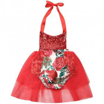 Tenue de fête en maille pour bébé fille
