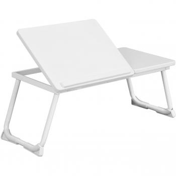 Coavas 4‑Stufen Laptop‑Bett in Weiß – platzsparend klappbar