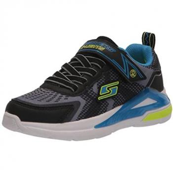 Skechers Tri-Namics Black & Charcoal Textile Zapatilla Niño