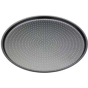 Plaque à pizza antiadhésive 32 cm gris