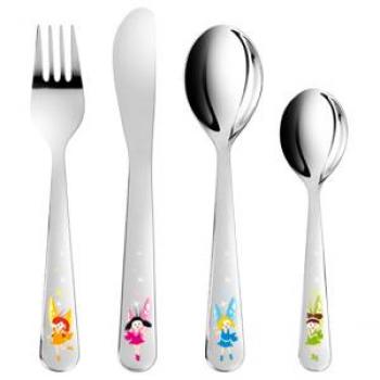 Tescoma BAMBINI Feen‑Tischservice für Kinder – inkl. Besteck und Bechern