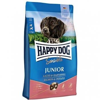 HAPPY DOG Sensitive Junior Lachs & Kartoffel Hundetrockenfutter