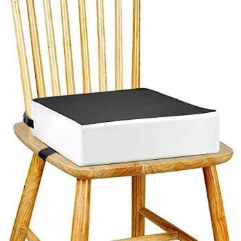 Dining Table Booster Seat by OTTOLIVES with Washable Thick Cushion, Adjustable Straps and Safety Buckle Closure, Perfect for Children Aged 18 months to 5 years old