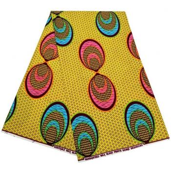 Reine Baumwolle Ankara‑Print – 6 m für Kleid