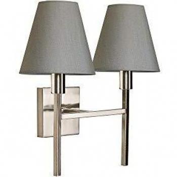 Applique murale Lucerne nickel brossé 35,5 cm