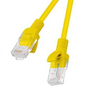 Lanberg RJ45 Patchkabel, U/UTP, 20m, gelb, CAT5e