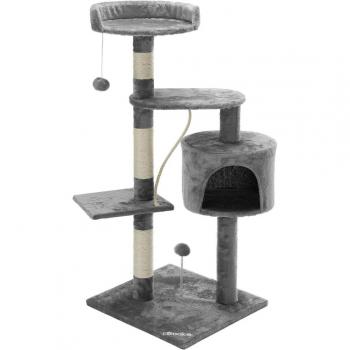 Light Grey Cat Scratching Post 3.67ft