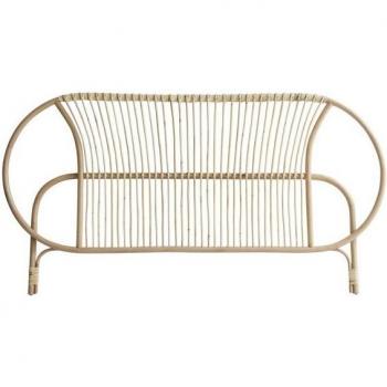 Cabecero de ratán natural 190 cm