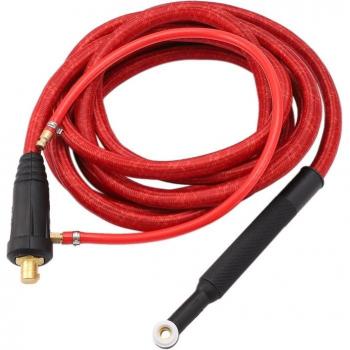 WP9F 4M Red Air-Cooled Braided TIG Welding Torch Complete
