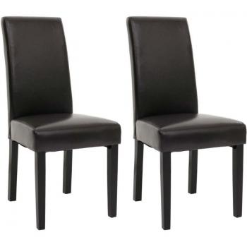 Poltrona Legno Massiccio HHG‑921 Set 2 Unità