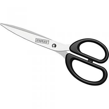 Schere mit ergonomischem Kunststoffgriff, 21 cm, rostfrei, schwarz