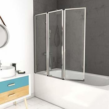 Vasca Croma Pivot 125/143 – Parete Tripanel con Vetro Temperato 4 mm