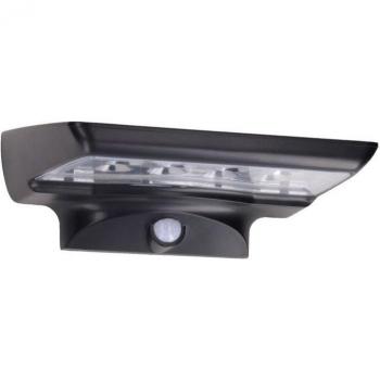 NetLighting Solar LED Surface-Mounted Wall Light – Black, IP44