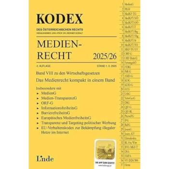 KODEX Medienrecht 2025/26
