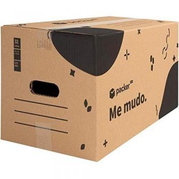 Set de 10 Cajas de Cartón para Mudanzas y Almacenaje