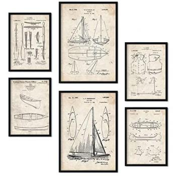 Pósters de patentes de barcos