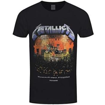 Metallica Stockholm 1986 Retro Black Tee – Small
