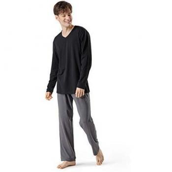 DAVID ARCHY Men's Breathable Loungewear Set