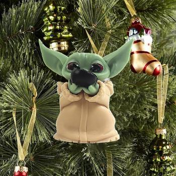 Suspensions Noël Bébé Yoda