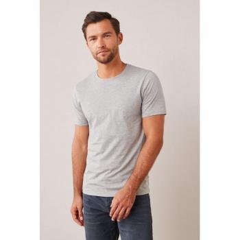 SlimFit Grey Marl Crew Top