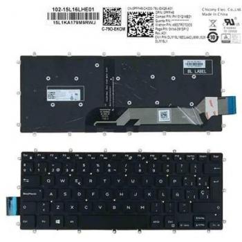 Teclado Iluminação RGB Dell Inspiron 14 7466 Gaming