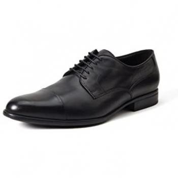 Scarpe Derby in pelle Geox Iacopo Uomo Nero 43