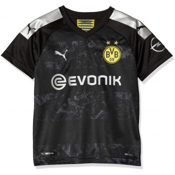 PUMA BVB Away-Trikot Junior Edition mit Evonik und Opel – Schwarz – Größe 176