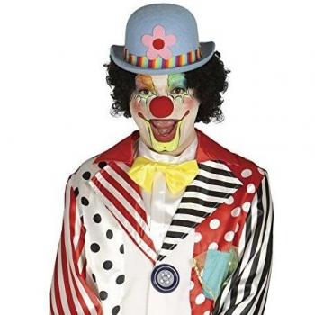 Cappello a bombetta in feltro variopinto