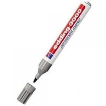 ROTULADOR EDDING 3000 COLOR GRIS CON PUNTA REDONDA PERGAMINO