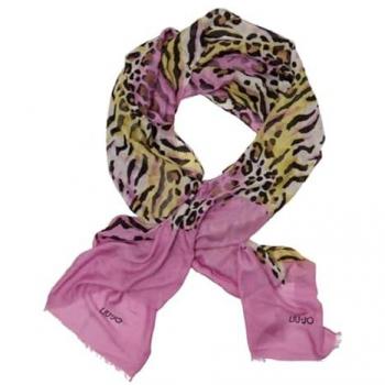 Fular Liu Jo Lila con Print Animal