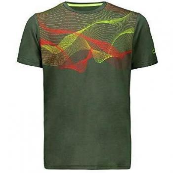 CMP Bambus-Elastik T-Shirt Outdoor, muschi-Design, Größe 176 für Jungen