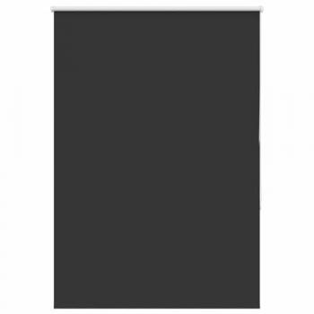 Blackout Roller Blind Black 115x130 cm Fabric Width 110.7 cm Polyester