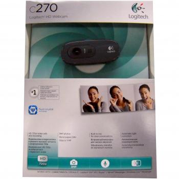 Logitech C270 Full‑HD 720p Webcam – kompakt