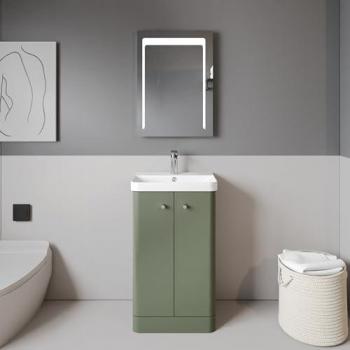Balterley 2 Door Vanity Unit with Ceramic Basin