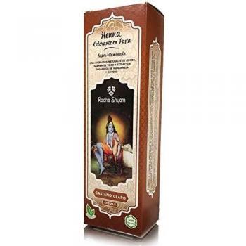 Henna castaño claro pasta 200g Radhe Shyam
