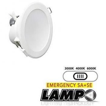 Faro LED con funzione Emergenza Lampo Tricolor SYDNEY10WEM