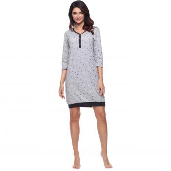 Merry Style Nachthemd für Damen MS10-181 (Dunkelgrau, XL)