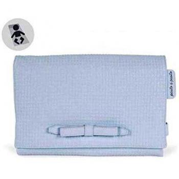 Fasciatoio Nido Blu Pasito a Pasito con Telaio in Grigio