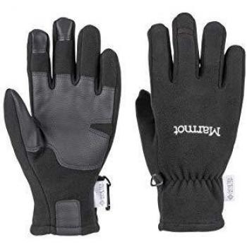 Marmot Damen Windstopper Fleece Handschuhe, Schwarz, Größe XS