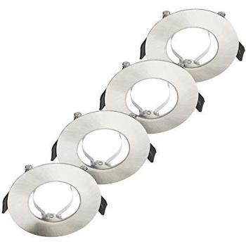Integral EvoFire GU10 Satin Nickel Fire Rated Downlight