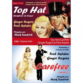 PROGRAMA DOBLE GINGER ROGERS & FRED ASTAIRE (SOMBRERO DE COPA