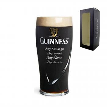 Personalized Guinness Beer Glass – Engraved Pint for Gifts