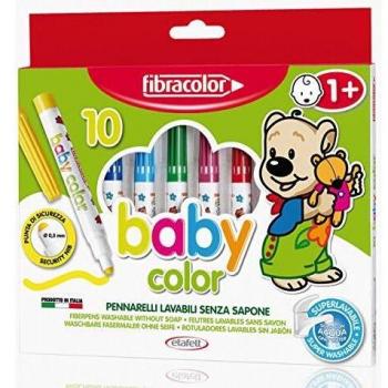 MiniMosaic 10‑Piece Safe Color Marker Set for Babies